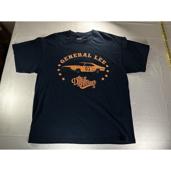 The Dukes of Hazzard Shirt Large Black General Lee Graphic T-Shirt - Picture 6 of 9